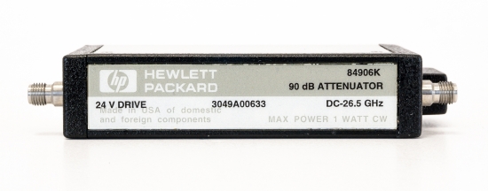 HP Agilent Keysight 84906K Programmable Step Attenuator DC to 26.5 GHz 90 dB 10 dB steps